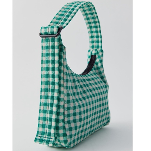 BAGGU Green & White Multi Mini Tote Bag NWT - Picture 2 of 4